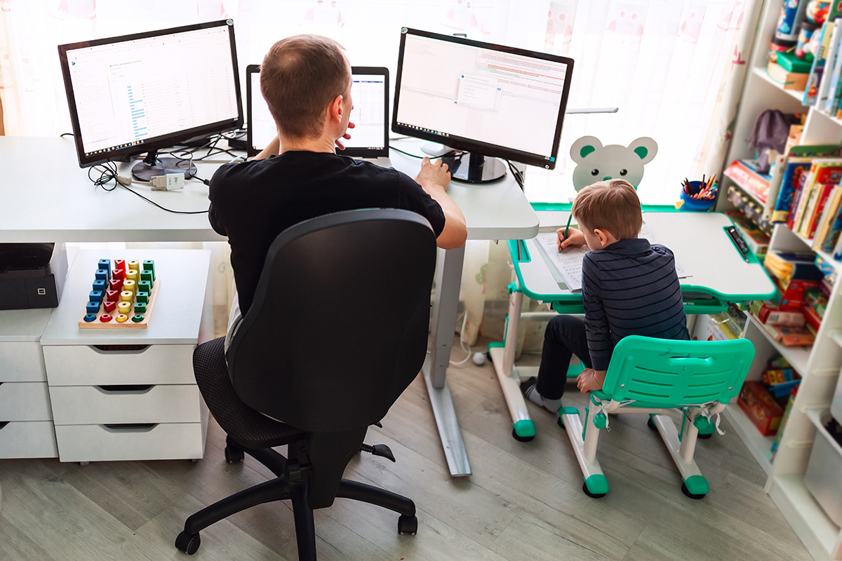 Using your child’s room as an office can work for some