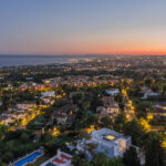 Marbella and its luxury property at sunset