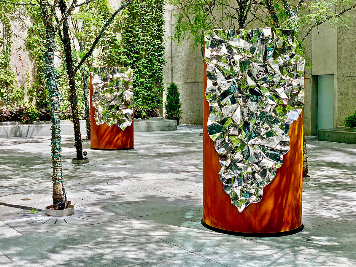 Shatter at the Christie’s Sculpture Garden in NYC