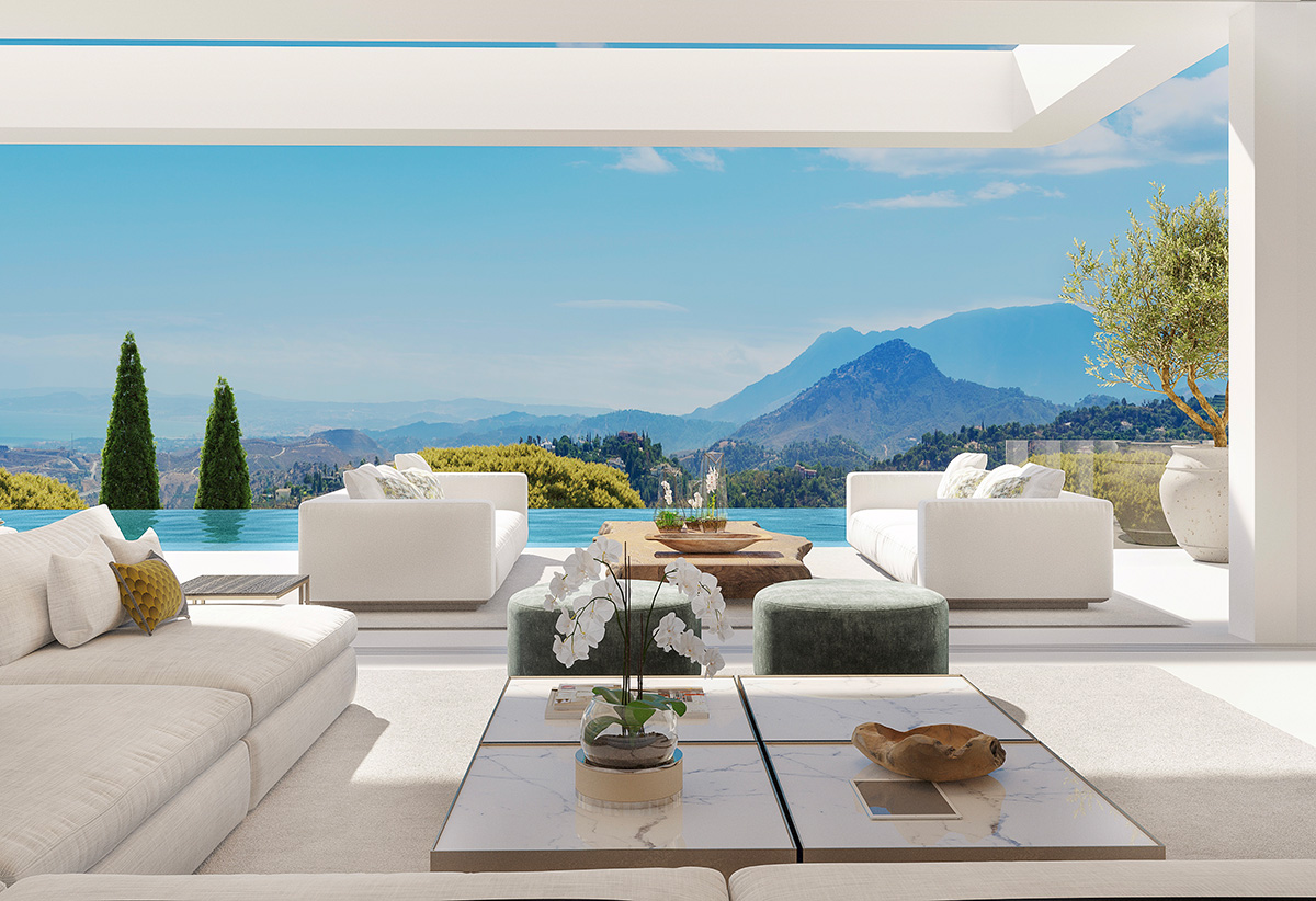 Vista Lago Residences is located in the hills overlooking Marbella