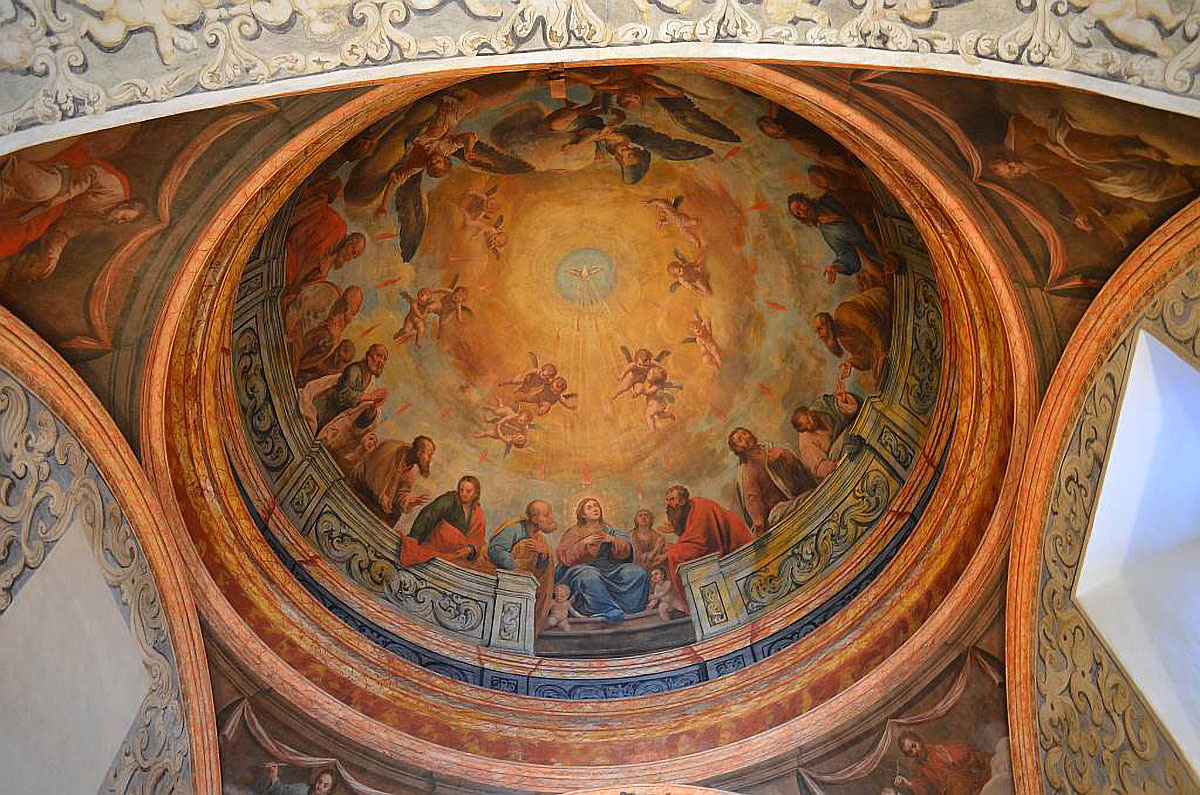 ceiling of the 16th century hermitage