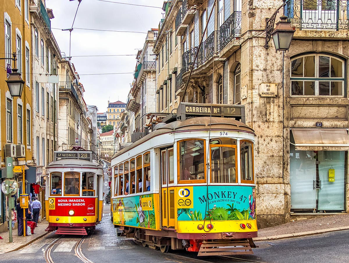 Trams n Lisbon