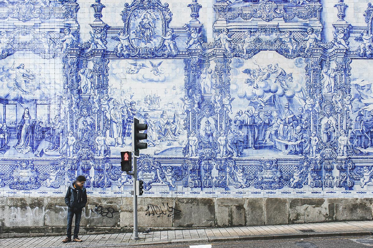 Blue and White tiles
