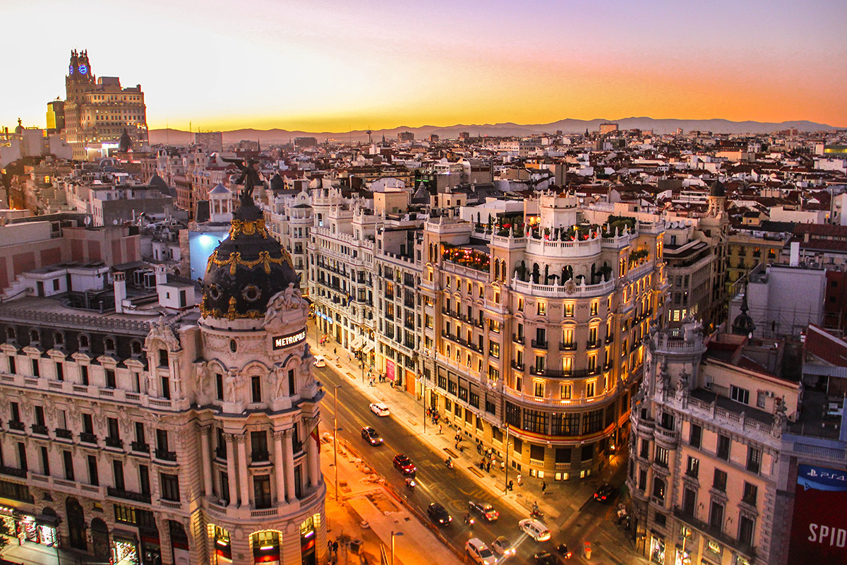 Madrid is a city with a remarkable skyline