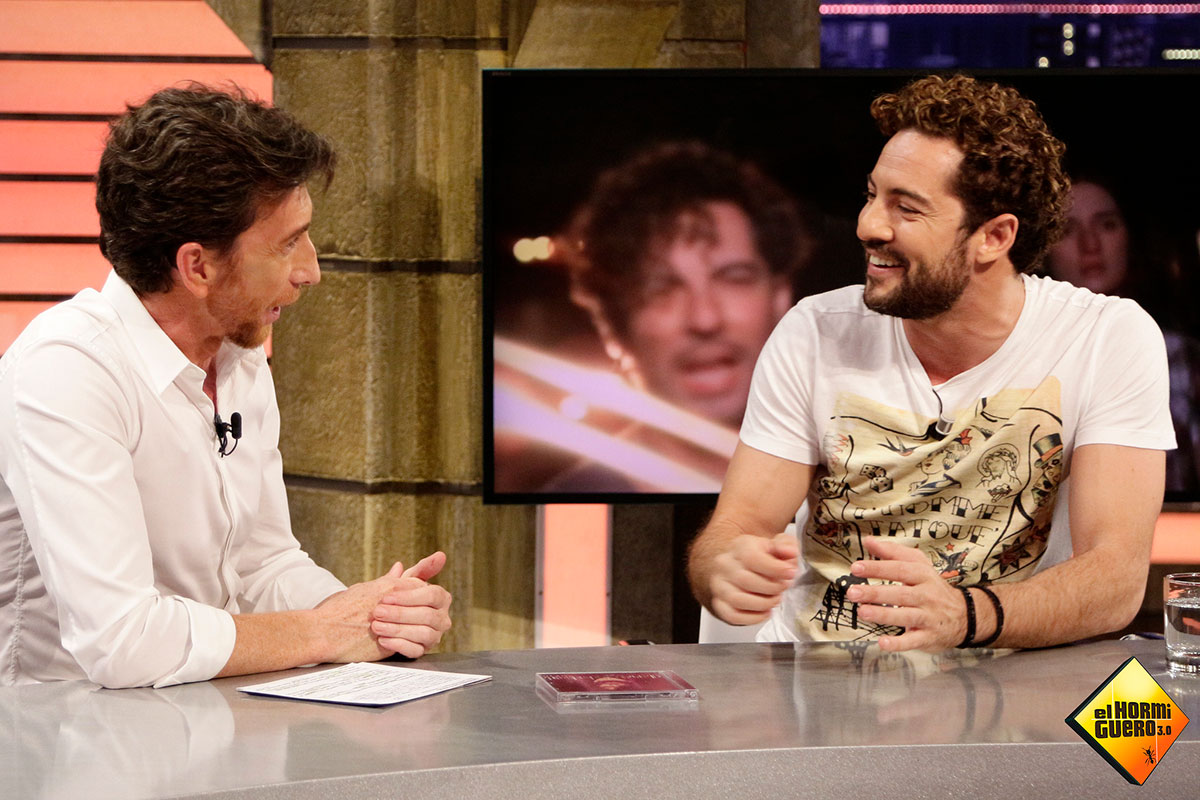 David Bisbal on the Spanish TV show El Hormiguero