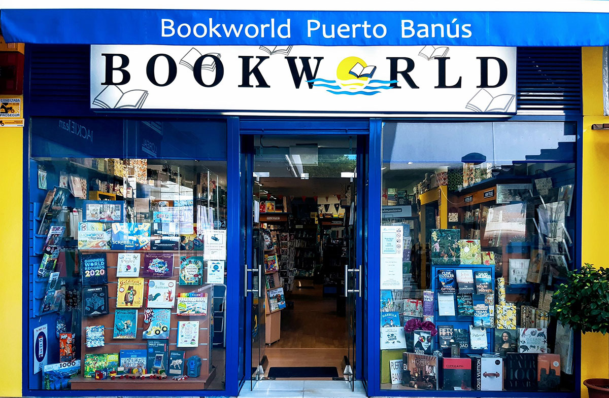 Bookworld Puerto Banus shop facade