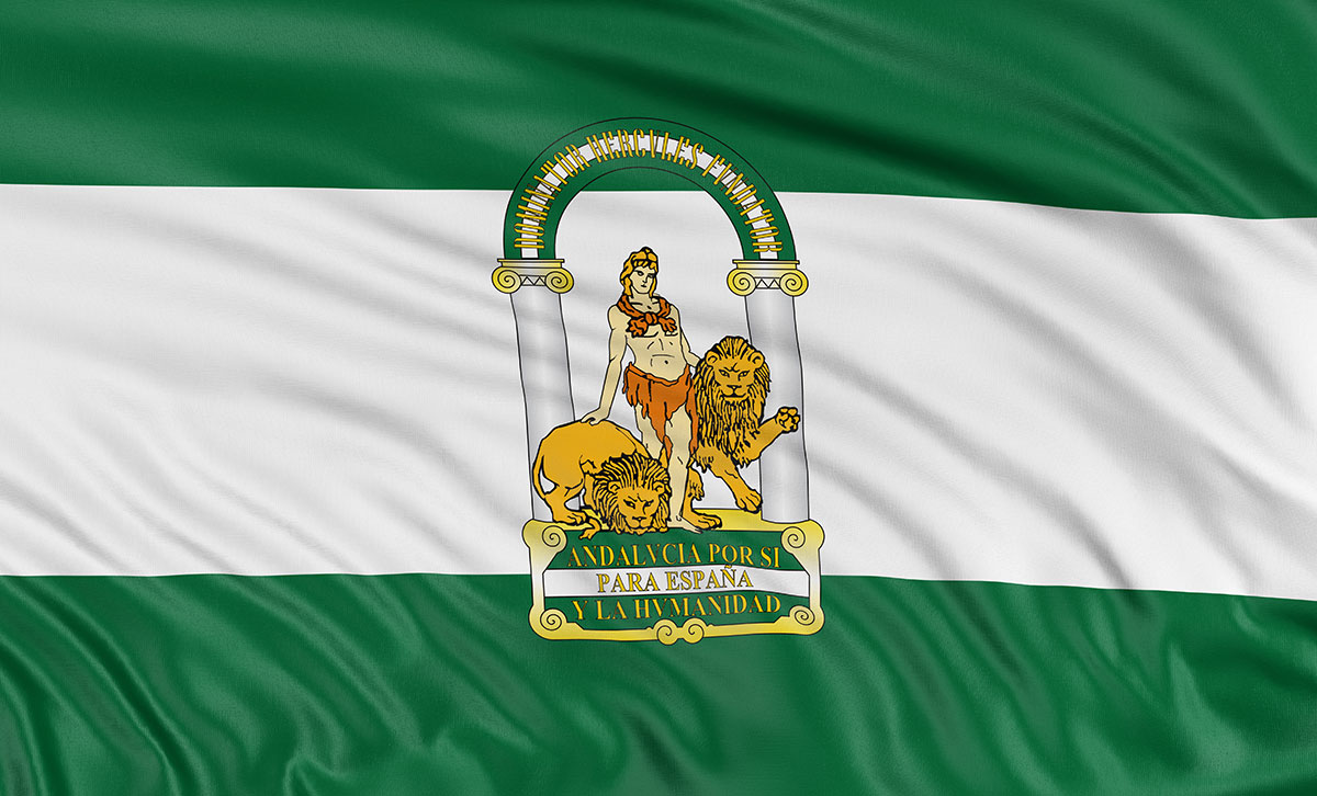 The Andalusian flag