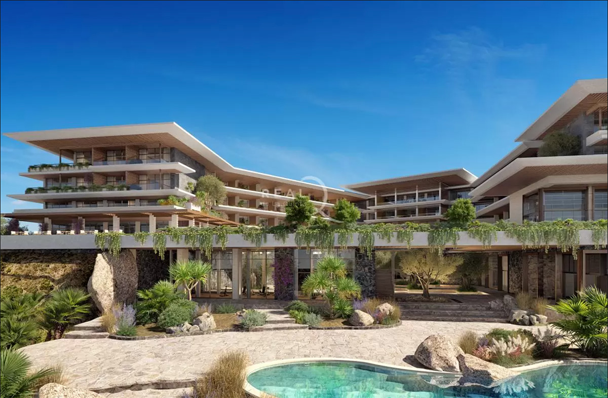 View of the future Banyan Tree hotel in El Real de La Quinta