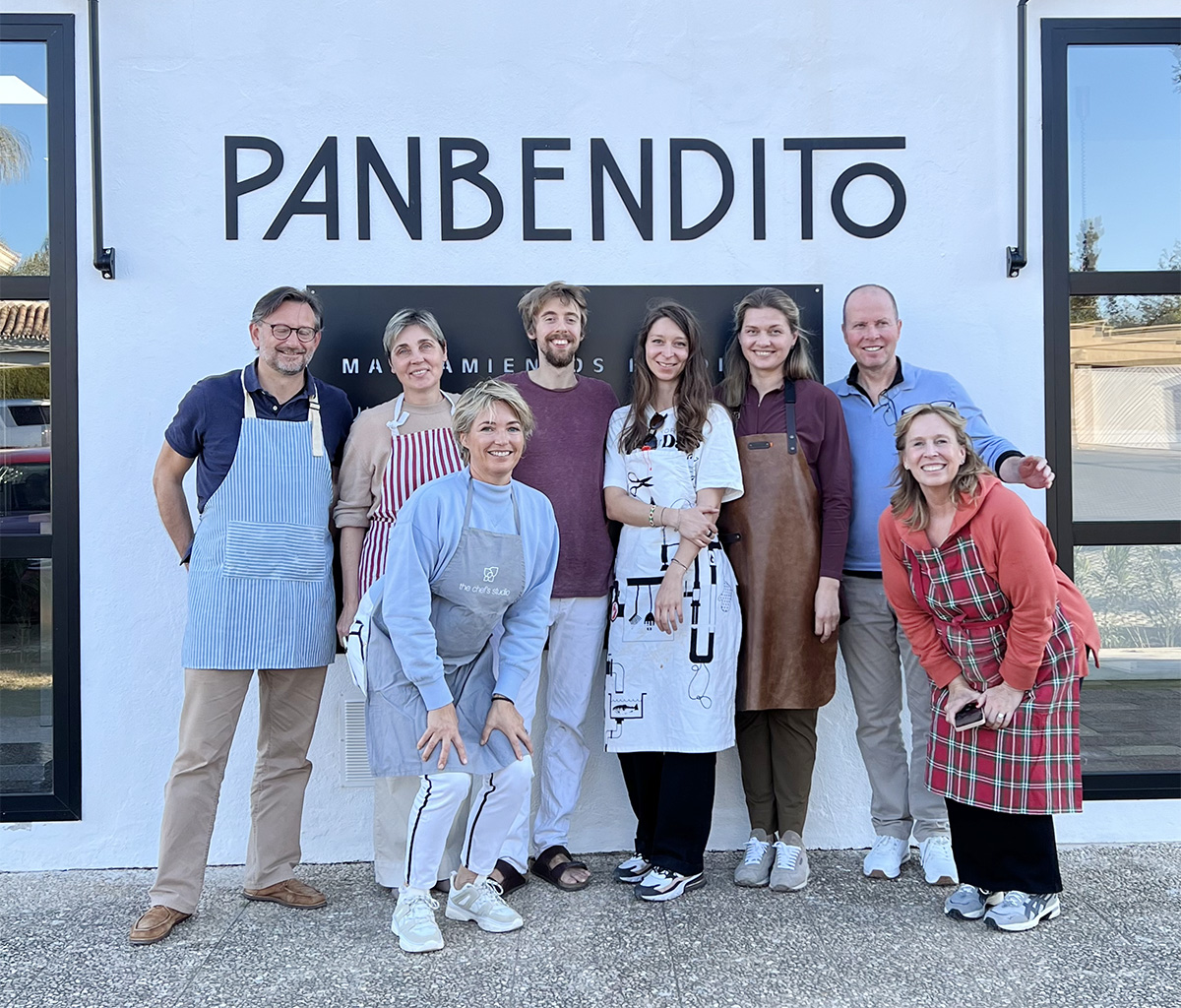 The happy participants at the Sourdough workshop at Pan Bendito.