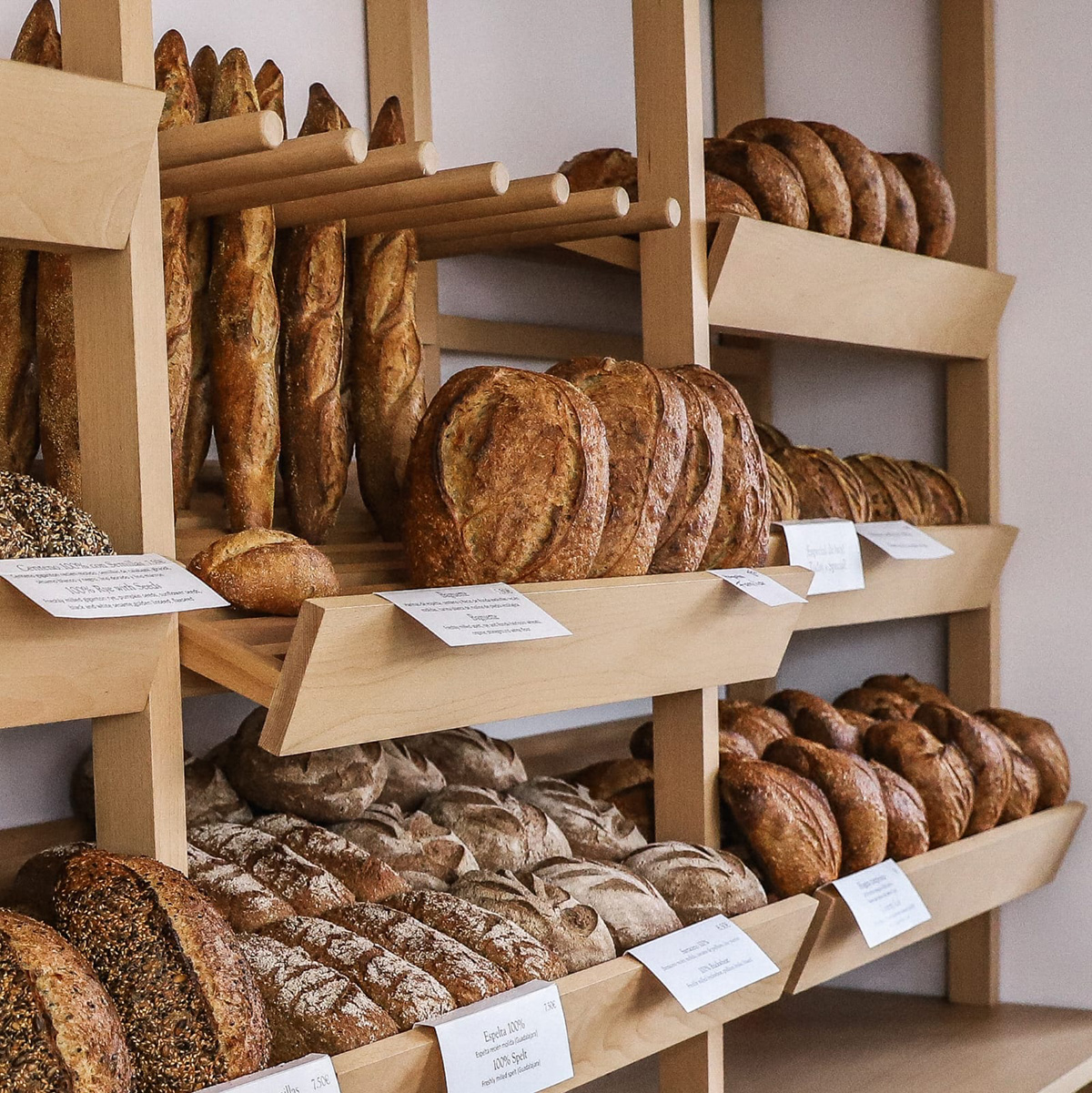Pan Bendito offers fresh daily bread made from locally sourced flour and ancient grains