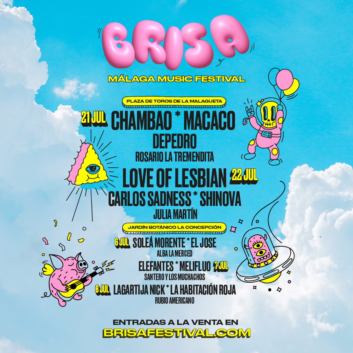 Brisa Festival lineup poster