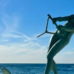 Venus waterski statue on Marbella seafront