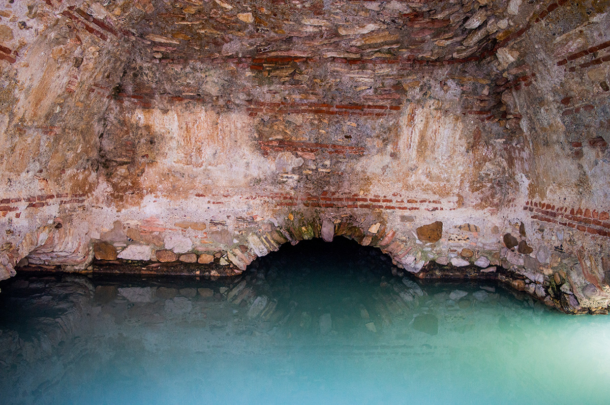 Roman Baths la Hedionda, River Manilva.