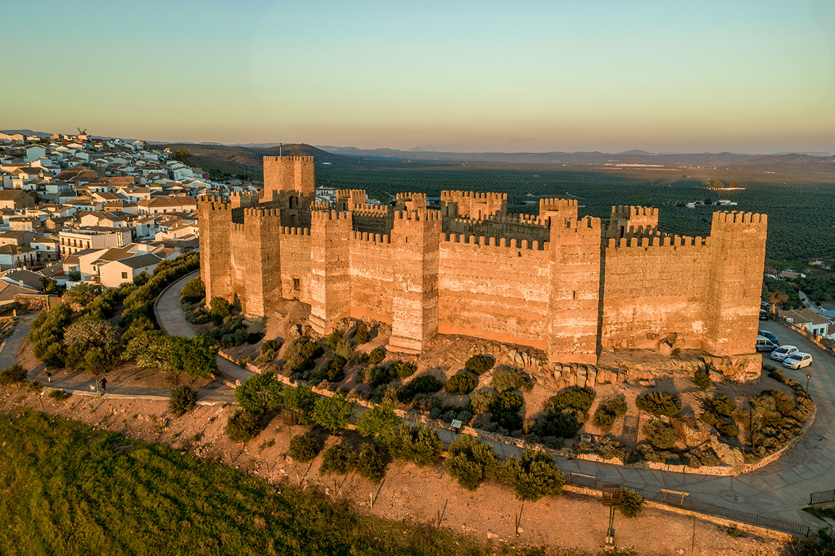 Castle of Burgalimar at Baños de la Encina in the province of Jaén.