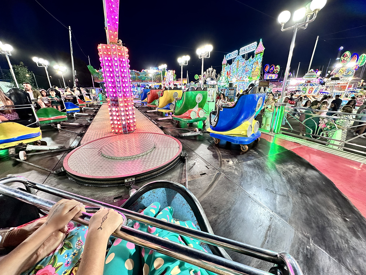 Time for some teacups, ride at the Marbella Fair