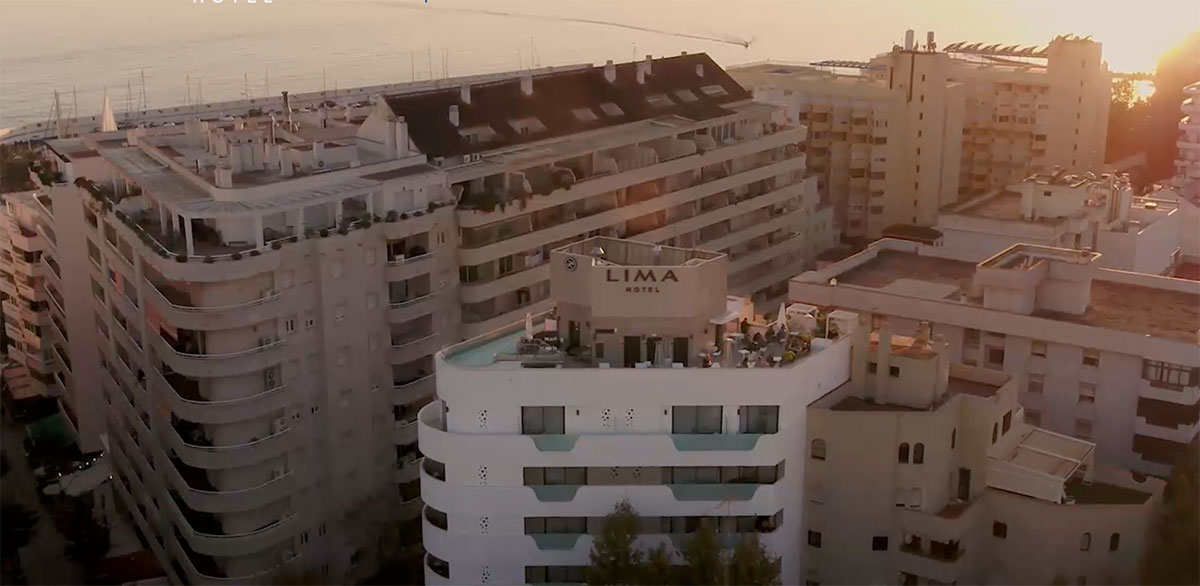 Virazón Rooftop Terrace at Hotel Lima in Marbella